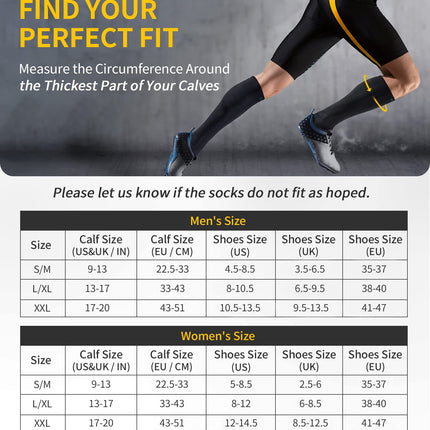 CAMBIVO kompresijas zeķes sievietēm un vīriešiem, 2 pāri, kompresijas zeķes, atbalsta zeķes skriešanai, sportam, lidojumiem, ceļojumiem, riteņbraukšanai