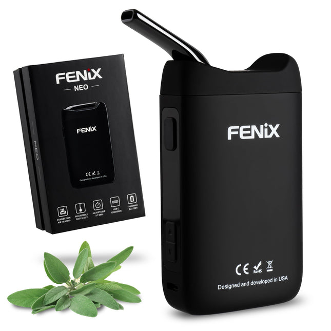 FENiX NEO Premium Vaporizer USB-C | 100% konvekcija | Titāna kamera | Jauna patentēta dzesēšanas tehnoloģija | Keramikas dzesēšanas ceļš un keramikas iemutnis | Temperatūras diapazons 120–221 °C
