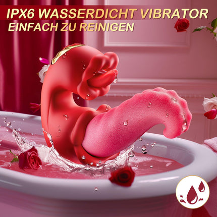 Vibrācijas mēles vibrators sievietēm, seksa rotaļlieta sievietēm, 3 vienā vibratoru komplekts sieviešu klitoram ar 10 šūpošanās režīma seksa rotaļlietām, seksa rotaļlietas sievietēm, solo vibratori, seksa rotaļlietu komplekts sievietēm