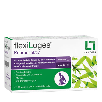 flexiLoges® locītavu uzturs - 120 kapsulas - saskaņota uztura koncepcija veselīgai locītavu funkcijai