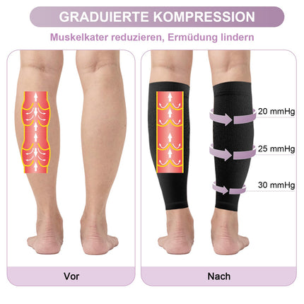 Migliore Wear 2 pāru kompresijas zeķes sievietēm un vīriešiem, 20-30 mmHg | 2. klases medicīniskās kompresijas zeķes, pakāpeniskas atbalsta zeķes, trombozes zeķes