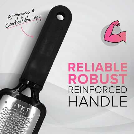 ULTIMATE Callus File Callus Remover pēdu kopšanai (liels) MEGAFILE Callus Planer Callus Removal Foot - Callus Rasp Callus Remover Spēcīgas tulznas Atmirušās ādas Pēdu skrāpis
