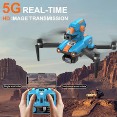 OBEST drons ar 1080P regulējamu kameru, bezkontaktu RC saliekamais drons ar šaušanas torni, FPV WIFI kvadrokopters, optiskās plūsmas pozicionēšana, mini drons bērniem iesācējiem