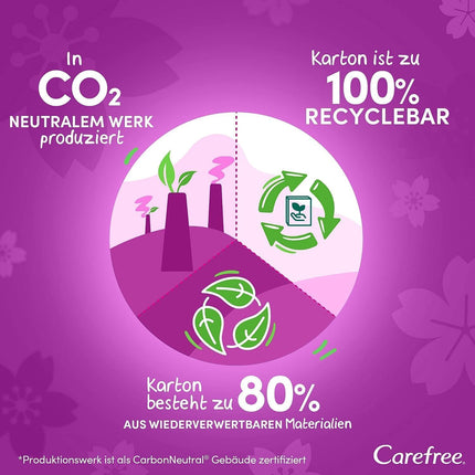 Carefree Plus Large ikdienas ieliktnīši ar svaigu aromātu (1 x 48 gabali), īpaši plati un super absorbējoši, lai acumirklī aizturētu šķidrumu, neitralizē smakas, Plus Large izmērs