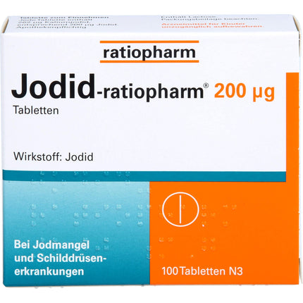 JODID ratiopharm 200 µg tabletes 100 gab.