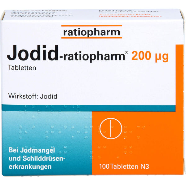 JODID ratiopharm 200 µg tabletes 100 gab.