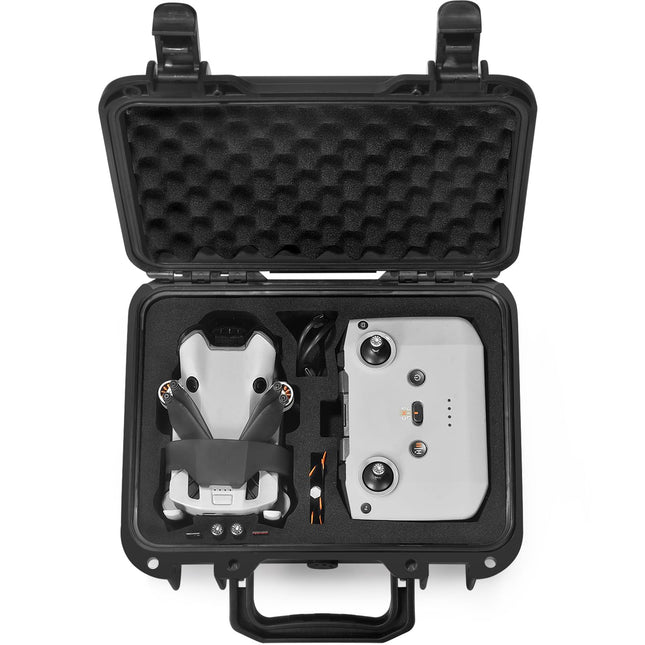 LEKUFEE mazs, ūdensnecaurlaidīgs, ciets maciņš DJI Mini 4 Pro dronam un DJI Mini 4 drona piederumiem (tikai maciņš) (nav paredzēts DJI RC 2)