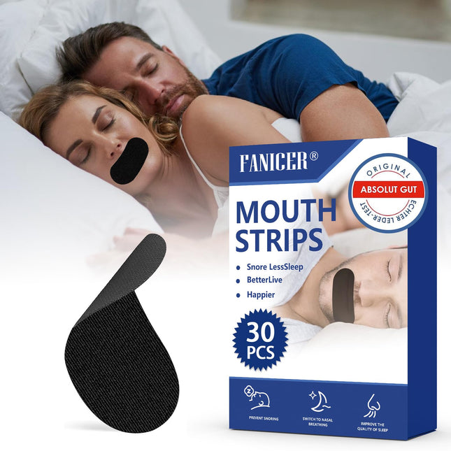 30 mutes plāksteri pret krākšanu, mutes gredzena krākšanas aizturis, pretkrākšanas plāksteri naktī, pret krākšanu, palīdz pret krākšanu un attīsta deguna elpošanas paradumus
