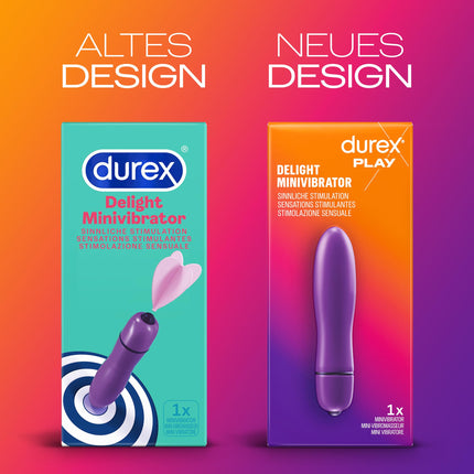 Durex Intense Delight Mini vibrators diskrēta seksa rotaļlieta, violeta