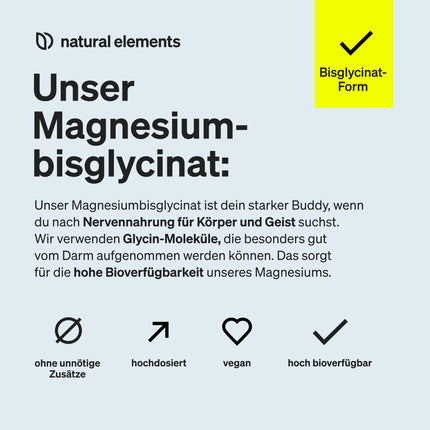 Magnija bisglicināts - Premium: Helatēts magnijs - 180 kapsulas - 300 mg elementārā magnija dienā - Laboratorijā pārbaudīts, vegāns, augsta deva