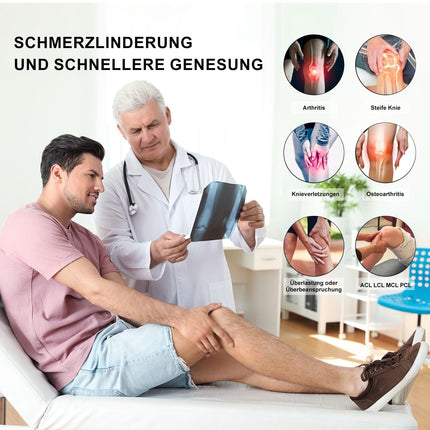Teylam Kniebandage für Männer/Damen 2er set, Medizinisches knieschoner für Meniskusriss, Arthritis, ACL, Kompression bandage knie für Basketball, Volleyball, Yoga, Laufen, Rechts & links Bein tragbar