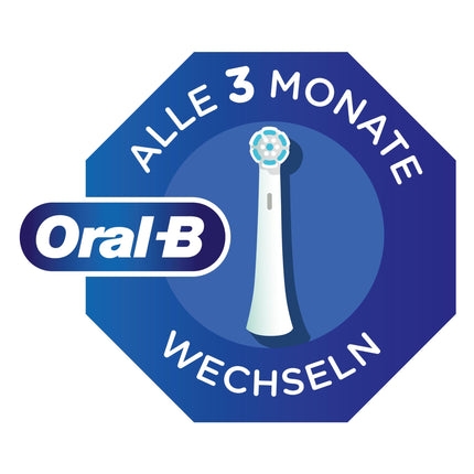 Oral-B iO Gentle Cleaning elektriskās zobu birstes uzgaļi, 6 gab. iepakojumā, maiga zobu tīrīšana, oriģinālais zobu birstes uzgalis Oral-B iO zobu birstēm, pastkastītei drošs iepakojums, melns