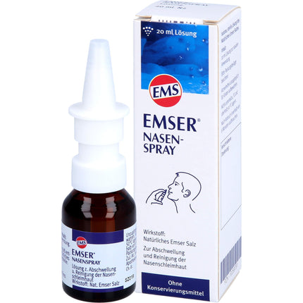 Emser deguna aerosols ar dabīgo Emser sāli bērniem un pieaugušajiem – alerģijām un saaukstēšanās gadījumā – 20 ml