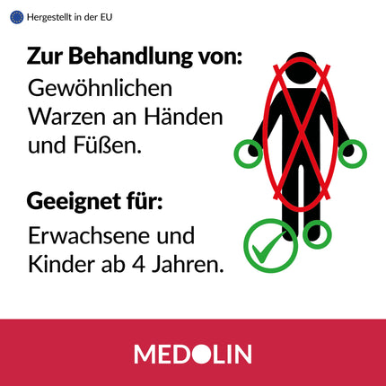 Medolin® kārpu tinktūra - efektīvs līdzeklis pret kārpām - zinātniski pierādīta efektivitāte - vienkārša un nesāpīga lietošana - noņem kārpas, 2 ml