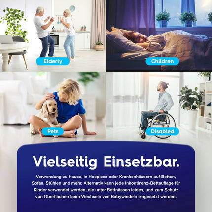 30 x Pulp medicīniskie spilventiņi 60x90cm | Augsti absorbējošs, vienreizlietojams gultas paliktnis nesaturēšanas gadījumiem | Pārtinamais paklājiņš mazuļiem | Ūdensnecaurlaidīgi ieliktņi un gultas paliktņi pieaugušajiem, zīdaiņiem, mājdzīvniekiem