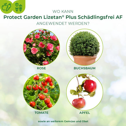 PROTECT GARDEN Lizetan Plus kaitēkļu nesaturošs līdzeklis pret kaitēkļiem dekoratīvajiem augiem, rozēm, augļiem un dārzeņiem, 800 ml aerosols