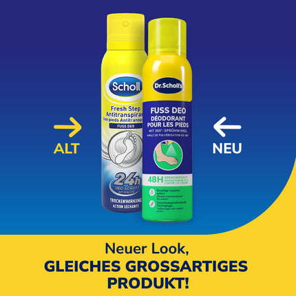 Scholl Fresh Step īpaši svaigs pēdu dezodorants, 150 ml