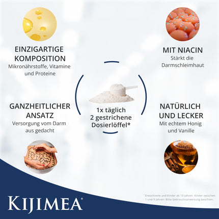Kijimea Life – holistiska barības vielu piegāde, kas tiek veidota no zarnām | Ar 101 mikrokultūras celmiem, vērtīgiem vitamīniem, olbaltumvielām un minerālvielām