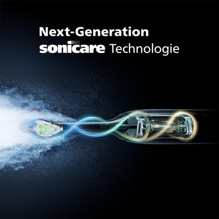 Philips Sonicare 5300 elektriskā zobu birste, Sonic zobu birste ar 2 intensitātes līmeņiem, spiediena kontroli, EasyStart, Smartimer un BrushPacer, melna, modelis HX7101/01 [Jauna tehnoloģija]