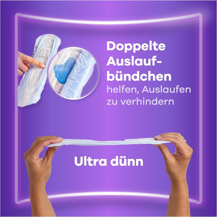 Always Discreet urīna nesaturēšanas ieliktņi, garais mēneša iepakojums urīnpūšļa vājuma gadījumā, 160 ieliktņi (izdevīgais iepakojums 8 iepakojumi x 20)