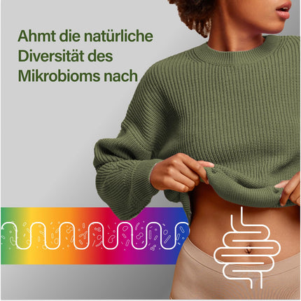 Nupure® Probaflor MAX SPECTRUM N95 600 miljardi KVV/g 95 baktēriju celmi, lielākais baktēriju celmu spektrs, ar laktobacilām, inulīnu un bifidobaktērijām, 95 miljardi KVV, zarnās šķīstošs apvalks, 46 kapsulas