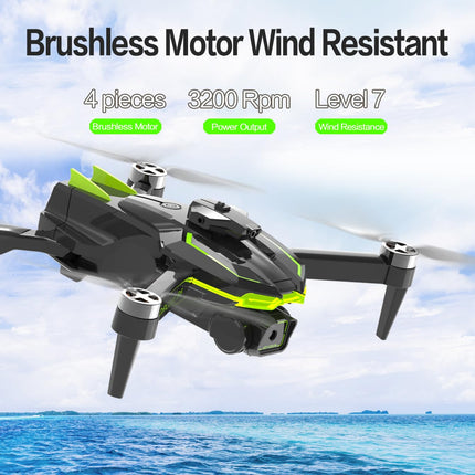 Drons ar 1080P kameru bērniem un pieaugušajiem ar bezkontaktu motoru, salokāms kvadrokopters ar WiFi pārraidi, 35 minūšu ilgs lidojuma laiks, iesācēju dronu rotaļu dāvanas zēniem un meitenēm