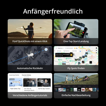 DJI Mini 4K, drons ar 4K UHD kameru pieaugušajiem, svars zem 249 g, 3 asu kardāna stabilizācija, 10 km video pārraide, automātiska. Atdeve, vēja pretestība, 1 akumulators 31 minūtes lidojuma laikam, C0, QuickShots