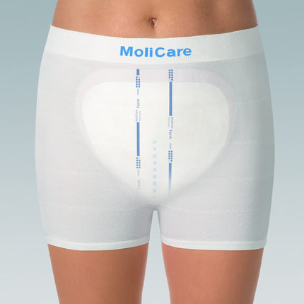 Molicare Premium Form 9 pilieni smagas urīna nesaturēšanas gadījumā: maksimāla drošība, papildu aizsardzība pret noplūdi un diskrētums gan sievietēm, gan vīriešiem, lietošanai kopā ar MoliCare Premium Fixpants, 16 gabali
