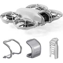 STARTRC 3-IN-1 DJI Neo aksesuāriem, Neo stabilizatora bufera aizsargs + stabilizatora pārsegs + nolaišanās iekārtas akumulatora aizsargs DJI Neo drona aizsardzībai