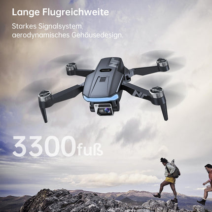 NAFYRE N11 PRO GPS drons ar kameru pieaugušajiem 4K UHD, 90 minūšu ilgs lidojuma laiks, liels vadības attālums, automātiska atgriešanās, automātiska sekošana, bezkontaktu motors, 5G FPV RC kvadrokopters iesācējiem