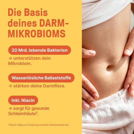 BRAINEFFECT Gut Care - Ar 20 miljardiem Bifidobacterium un Lactobacillus baktēriju kultūru, kalciju, B6 un B12 vitamīnu - 60 kapsulas