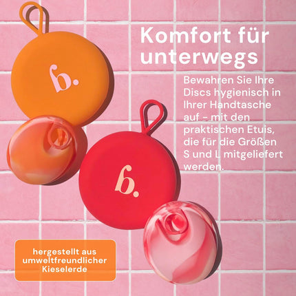 Atkārtoti lietojams menstruālais disks, līdz 12 stundām, ilgtspējīgs menstruālais disks kā alternatīva tamponiem un menstruālajām piltuvītēm, menstruālais disks vieglām vai stiprām menstruācijām