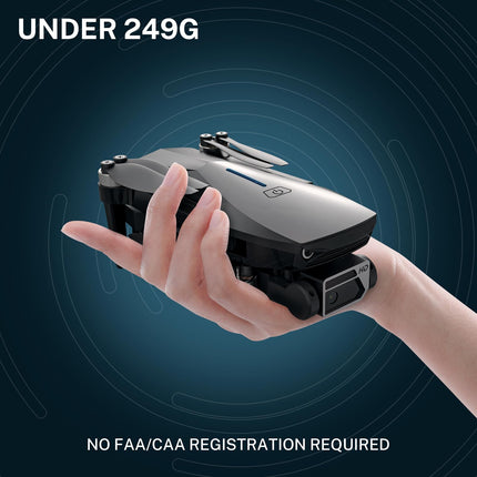 HANNVIW H220 GPS drons ar 4k kameru pieaugušajiem, zem 249 g, RC kvadrokoptera 5G FPV pārraide, bezsuku motors, liels darbības rādiuss, vieda atgriešanās, vietas režīms, sekošanas režīms iesācējiem