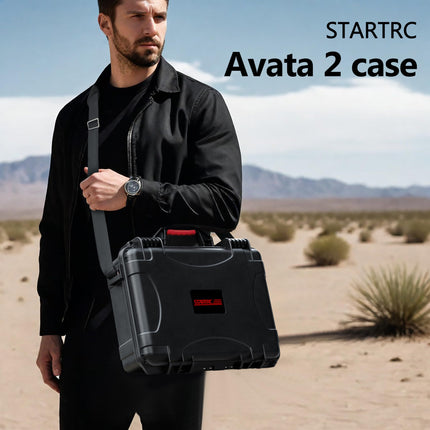 STARTRC Avata 2 soma, ūdensnecaurlaidīga pārnēsāšanas soma DJI Avata 2 Fly More Combo droniem, kas paredzētas DJI Goggles 3/RC Motion 3/FPV tālvadības pultij 3, akumulatora uzlādes centrmezgls, FPV dronu piederumi