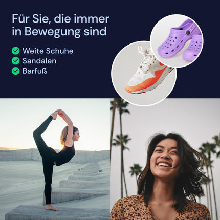 YOGAMEDIC pirkstu starplikas visiem pirkstiem, 4 daļas, silikona pirkstu atdalītāji, āmura pirkstu korektori - universāls izmērs, 0% BPA pirkstu stiepēji - pārklājošiem pirkstiem, vīriešiem un sievietēm