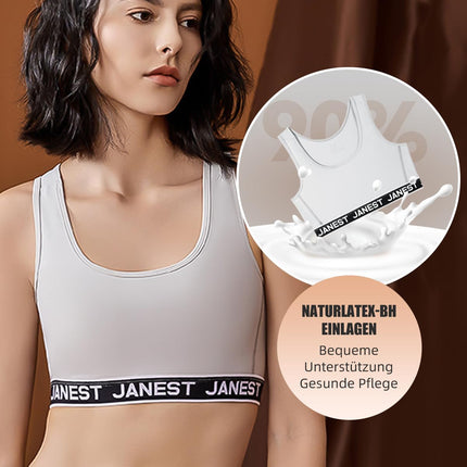 Funyco sieviešu krūšu saite Trans 2.0, atjaunināta versija, 90% lateksa krūšu saite Tomboy, transpersonām, FTM, ērta, elpojoša un regulējama (pelēka, XXL)