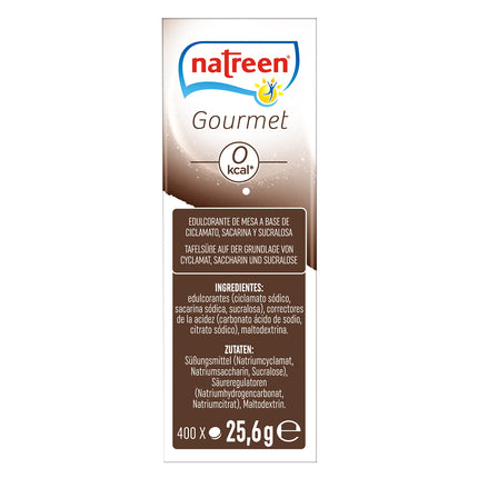 natreen® saldinātājs gardēžiem, galda dozators, bez kalorijām, cukura aizstājējs, 400 gabali