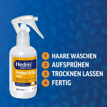 HEDRIN Protect &amp; Go aerosols – efektīva profilakse pret galvas utu invāziju. Klīniski pierādīta efektivitāte un lietotājam draudzīgs risinājums utu profilaksei