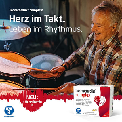 Tromcardin, kompleksās tabletes muskuļu reģenerācijai, 120 tabletes
