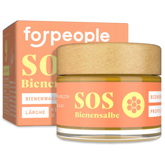 forpeople ORGANISKĀ bišu ziede 50g · Bišu ziede ar ļoti koncentrētu propolisu atopiskā dermatīta un aknes ārstēšanai · Dziedinoša ziede jutīgai un sausai ādai · Bišu propolisa ziede ar barojošām organiskām eļļām