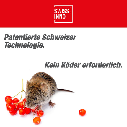 SWISSINNO vole slazds PRO SuperCat | Efektīvs slazds pret lauka pelēm un grauzējiem, patentēts sprūda mehānisms, viegli uzstādāms, drošs un atkārtoti lietojams | 1X slazds