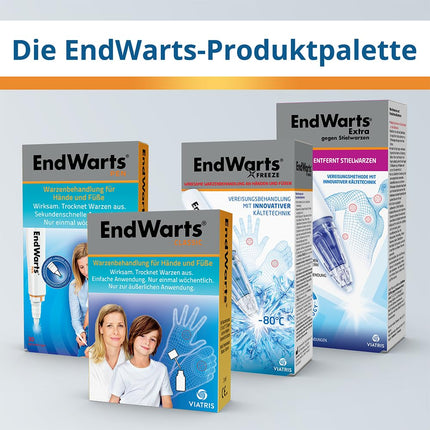 EndWarts EXTRA: Kārpu ārstēšanai, sasaldēšanas šķīdums kārpu ārstēšanai uz kakla, krūtīm un padusēm, 9 vienreizējās lietošanas uzgaļi un 9 plāksteri, ielāpi, aerosols