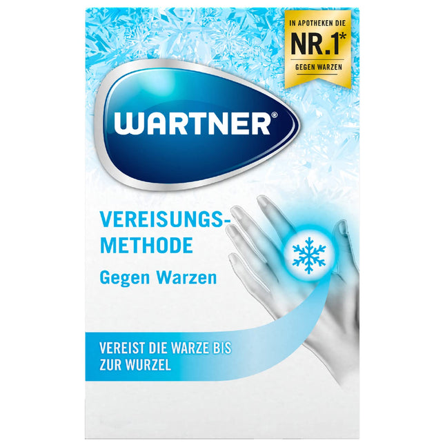 WARTNER kārpu sasaldēšanas aerosols - kārpu ārstēšanas aerosols - kārpu krioterapija pašapstrādei bērniem un pieaugušajiem - 1 iepakojums, 1 x 50 ml