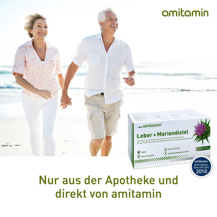 Avitamīna aknu + piena dadža komplekss | Augstas devas kapsulas | Artišoks, pienene un holīns vielmaiņai | 120 kapsulas - 4 mēneši | Silimarīna saturs 80% | Vācu produkcija | vegāns