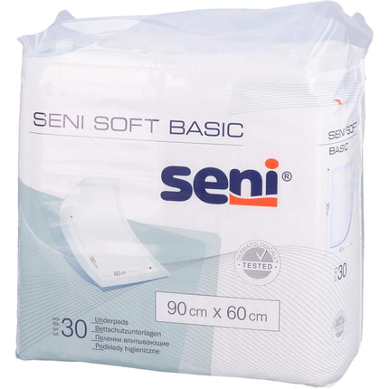 SENI Soft Basic gultas aizsargpārklājs 60x90 cm 30 gab.