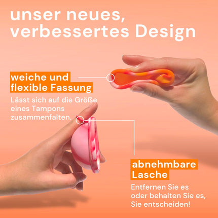 Atkārtoti lietojams menstruālais disks, līdz 12 stundām, ilgtspējīgs menstruālais disks kā alternatīva tamponiem un menstruālajām piltuvītēm, menstruālais disks vieglām vai stiprām menstruācijām