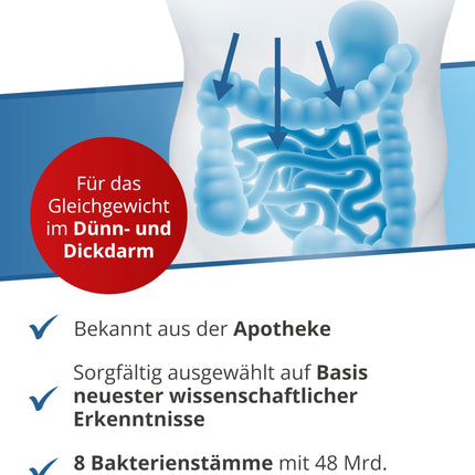 Dr. Wolz Darmflora plus select* - 80 augstas devas kapsulas - 8 pienskābes baktēriju celmi - 48 miljardi baktēriju kultūru dienā - Kultūru komplekss zarnu gļotādai un imūnsistēmai - Zarnu dziedināšana* - vegāns