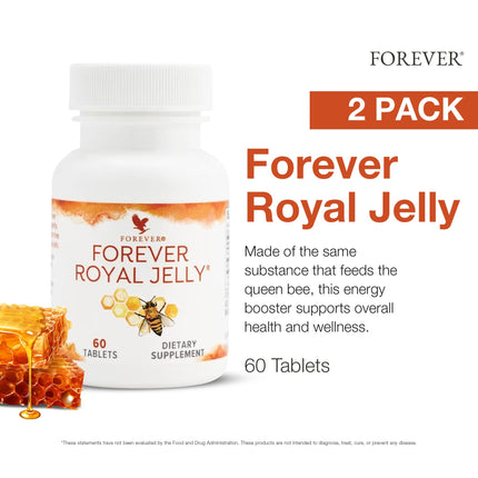 Forever Royal Jelly 100% dabīgs, 2 tablešu iepakojums (120 tabletes)