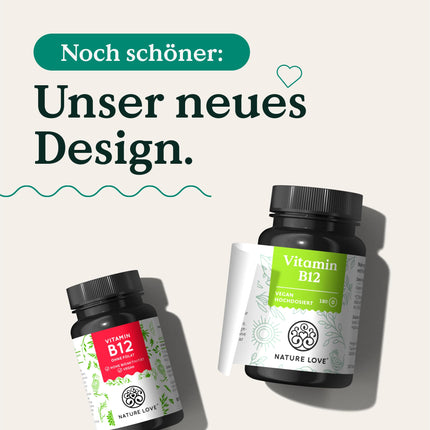 Vitamīna B12-180 tabletes - 500 µg tabletē - Gan aktīvās formas (adenozil- un metilkobalamīns), gan depo forma - Bez sintētiskām piedevām, liela deva, vegāns, laboratoriski pārbaudīts