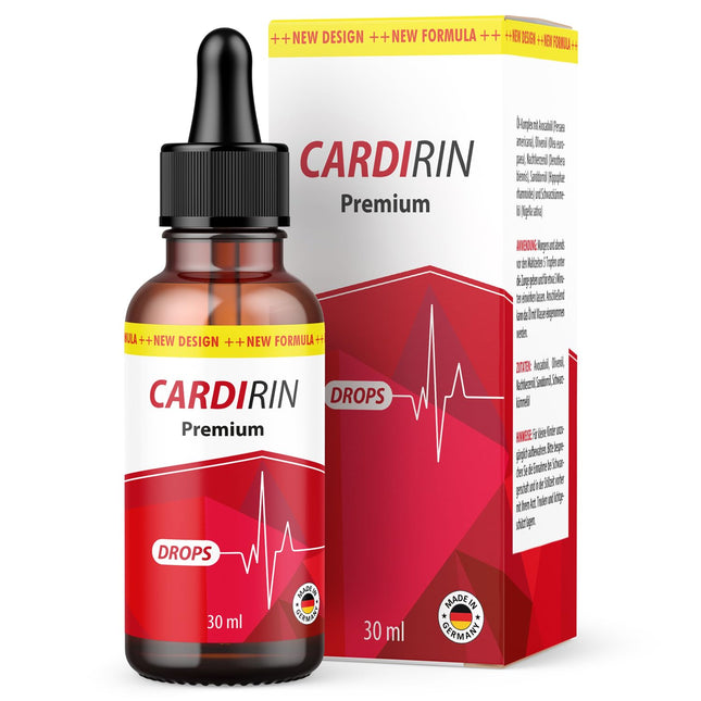 Cardirin Premium pilieni | tīrs dabīgs augu eļļu komplekss | Kvalitāte vīriešiem un sievietēm | 30 ml uz pudeli 1x